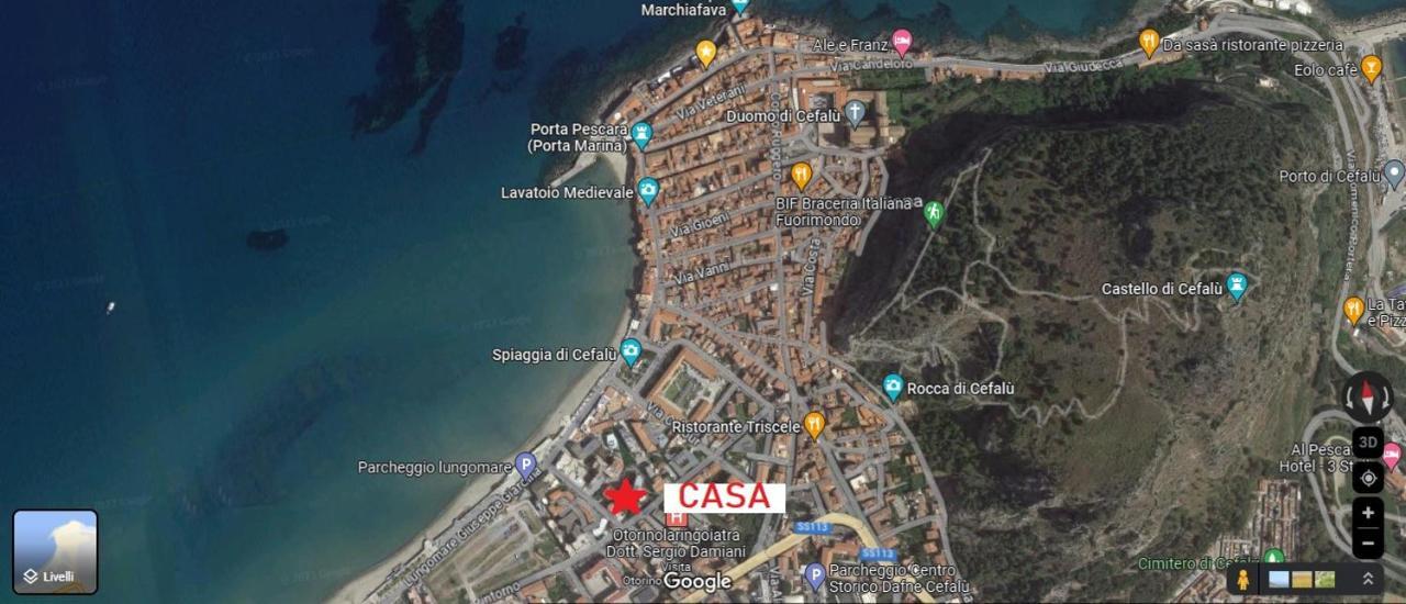 New Sea House Vicino La Spiaggia Del Lungomare Apartment Cefalu Exterior photo